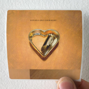 M People Open Your Heart Album Cover Sticker