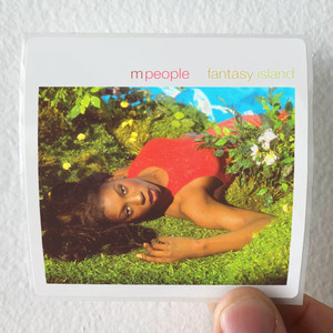 M People Fantasy Island Album Cover Sticker M People Fantasy Island Album Cover Sticker