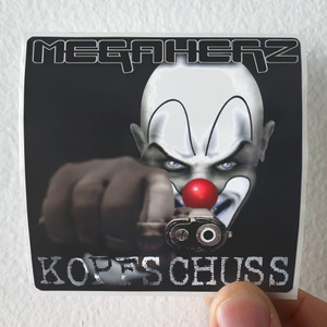 Megaherz Kopfschuss 1 Album Cover Sticker