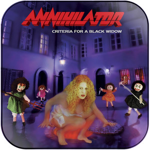 Annihilator Criteria For A Black Widow Album Cover Sticker Album Cover Sticker