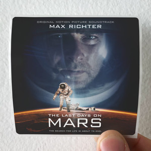 Max Richter Last Days On Mars Album Cover Sticker