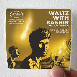 Max Richter Vals Im Bashir Album Cover Sticker Max Richter Vals Im Bashir Album Cover Sticker
