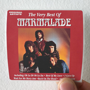 Marmalade The Very Best Of The Marmalade Album Cover Sticker Marmalade The Very Best Of The Marmalade Album Cover Sticker