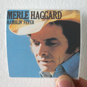 Merle Haggard Ramblin Fever Album Cover Sticker