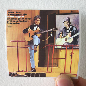 Merle Haggard Same Train A Different Time Album Cover Sticker