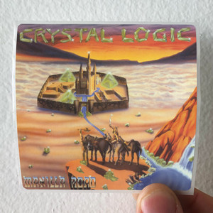 Manilla Road Crystal Logic Album Cover Sticker Manilla Road Crystal Logic Album Cover Sticker