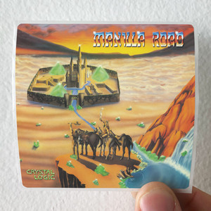 Manilla Road Crystal Logic 1 Album Cover Sticker Manilla Road Crystal Logic 1 Album Cover Sticker