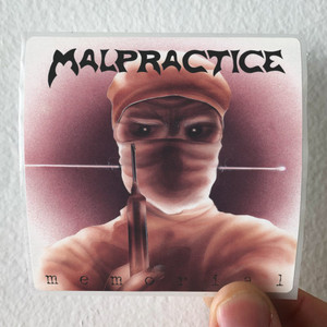 Malpractice Memorial Album Cover Sticker