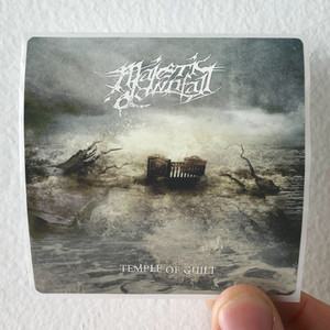 Majestic Downfall Temple Of Guilt Album Cover Sticker Majestic Downfall Temple Of Guilt Album Cover Sticker
