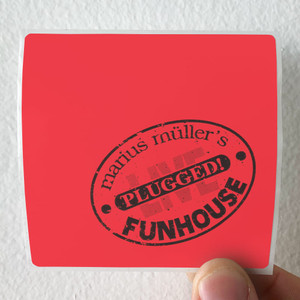 Marius Mullers Funhouse Plugged Album Cover Sticker Marius Mullers Funhouse Plugged Album Cover Sticker