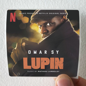 Mathieu Lamboley Lupin Music From Part 1 Of The Netflix Original Series Album Cover Sticker