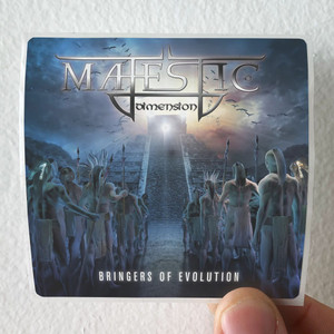 Majestic Dimension Bringers Of Evolution Album Cover Sticker Majestic Dimension Bringers Of Evolution Album Cover Sticker