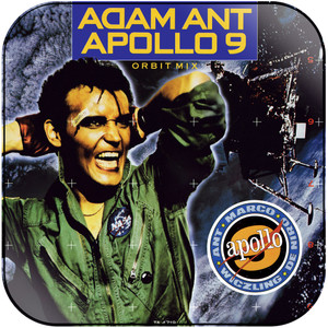 Adam Ant Apollo 9 Orbit Mix Album Cover Sticker Album Cover Sticker