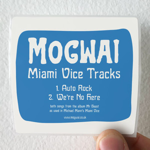Mogwai Miami Vice Tracks Album Cover Sticker