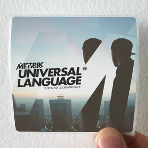 Metrik Universal Language Album Cover Sticker