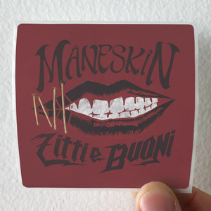 Maneskin Zitti E Buoni Album Cover Sticker