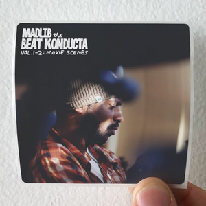 Madlib Beat Konducta Volume 1 2 Movie Scenes Album Cover Sticker Madlib Beat Konducta Volume 1 2 Movie Scenes Album Cover Sticker