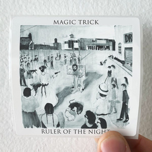 Magic Trick Ruler Of The Night Album Cover Sticker Magic Trick Ruler Of The Night Album Cover Sticker