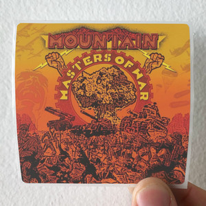Mountain Masters Of War Album Cover Sticker