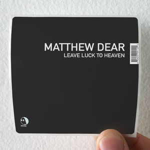 Matthew Dear Leave Luck To Heaven Album Cover Sticker