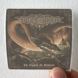 Moongates Guardian The Dragon Is Withered Album Cover Sticker