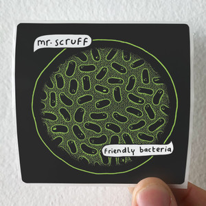 Mr Scruff Friendly Bacteria Album Cover Sticker