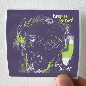 Mr Scruff Keep It Unreal Album Cover Sticker