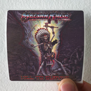 Meliah Rage Kill To Survive Album Cover Sticker Meliah Rage Kill To Survive Album Cover Sticker
