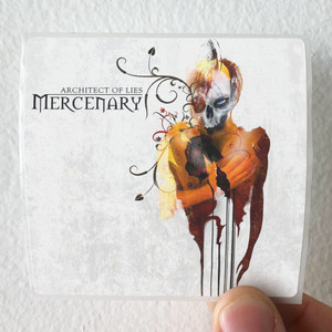 Mercenary Architect Of Lies Album Cover Sticker