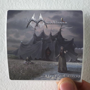 Manticora The Black Circus Part 1 Letters 1 Album Cover Sticker Manticora The Black Circus Part 1 Letters 1 Album Cover Sticker