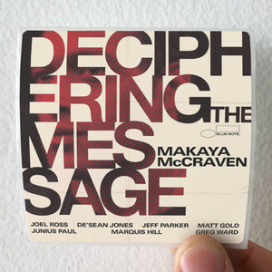 Makaya McCraven Deciphering The Message Album Cover T-Shirt Black