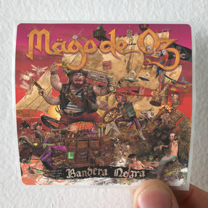 Mago de Oz Bandera Negra Album Cover Sticker Mago de Oz Bandera Negra Album Cover Sticker