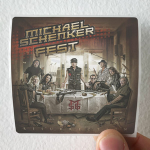 Michael Schenker Fest Resurrection Album Cover Sticker Michael Schenker Fest Resurrection Album Cover Sticker