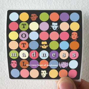 Madness Total Madness The Very Best Of Madness Album Cover Sticker Madness Total Madness The Very Best Of Madness Album Cover Sticker
