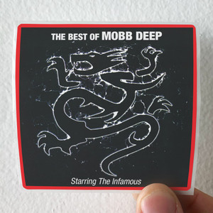 Mobb Deep The Best Of Mobb Deep And Littles The Chapter Of Life Death Album Cover Sticker Mobb Deep The Best Of Mobb Deep And Littles The Chapter Of Life Death Album Cover Sticker