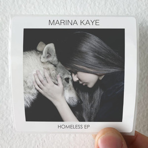Marina Kaye Homeless Ep Album Cover Sticker Marina Kaye Homeless Ep Album Cover Sticker