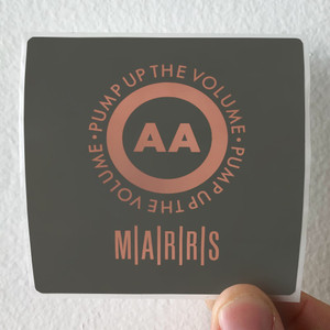 MARRS Pump Up The Volume Album Cover Sticker MARRS Pump Up The Volume Album Cover Sticker