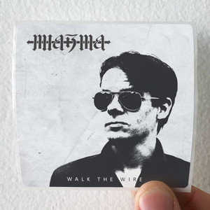 Miazma Walk The Wire Album Cover Sticker