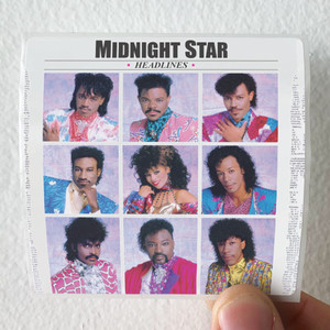 Midnight Star Headlines Album Cover Sticker