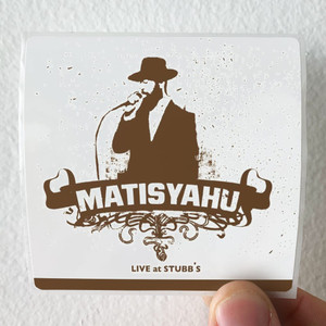 Matisyahu Live At Stubbs Album Cover Sticker Matisyahu Live At Stubbs Album Cover Sticker