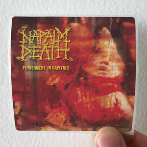 Napalm Death Punishment In Capitals Album Cover Sticker Napalm Death Punishment In Capitals Album Cover Sticker