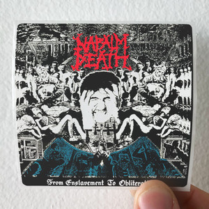 Napalm Death From Enslavement To Obliteration 1 Album Cover Sticker
