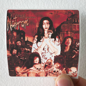 Natron Livid Corruption Album Cover Sticker Natron Livid Corruption Album Cover Sticker