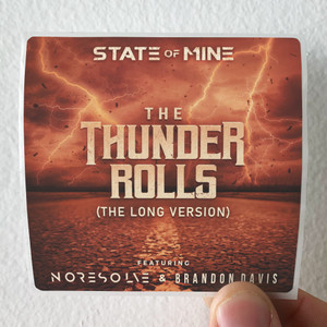 No Resolve The Thunder Rolls The Long Version Album Cover Sticker No Resolve The Thunder Rolls The Long Version Album Cover Sticker