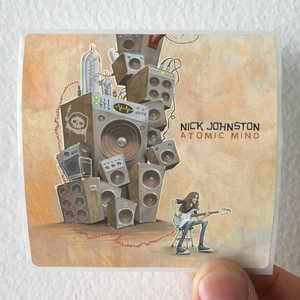 Nick Johnston Atomic Mind Album Cover Sticker