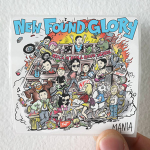 New Found Glory Mania Album Cover Sticker New Found Glory Mania Album Cover Sticker
