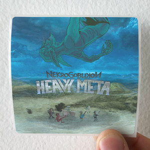 Nekrogoblikon Heavy Meta Album Cover Sticker