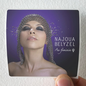 Najoua Belyzel Au Fminin Album Cover Sticker Najoua Belyzel Au Fminin Album Cover Sticker