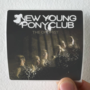 New Young Pony Club The Optimist Album Cover Sticker New Young Pony Club The Optimist Album Cover Sticker