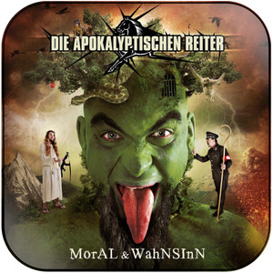 Die Apokalyptischen Reiter Moral Wahnsinn Album Cover Sticker Album Cover Sticker